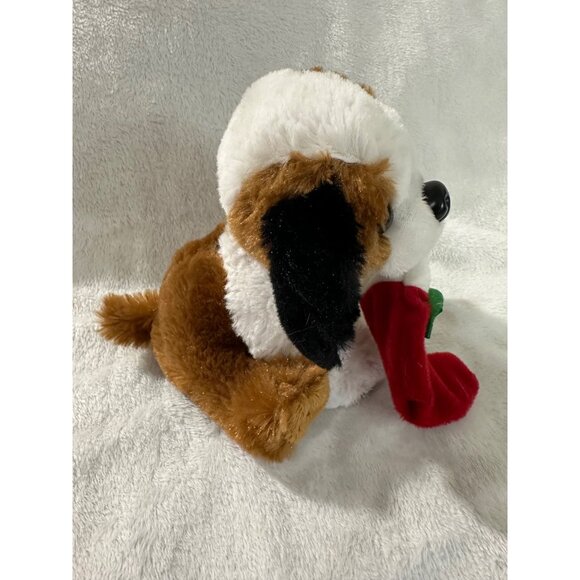 It's in the Bag Plush Puppy Dog Saint Bernard Hound With Tags Stocking Christmas - Picture 11 of 13